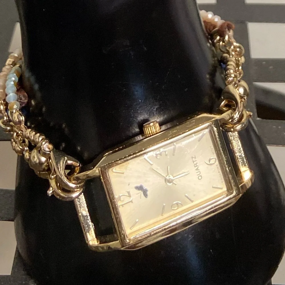 Jewelry Watch Bracelet Gold Costume Jewelry